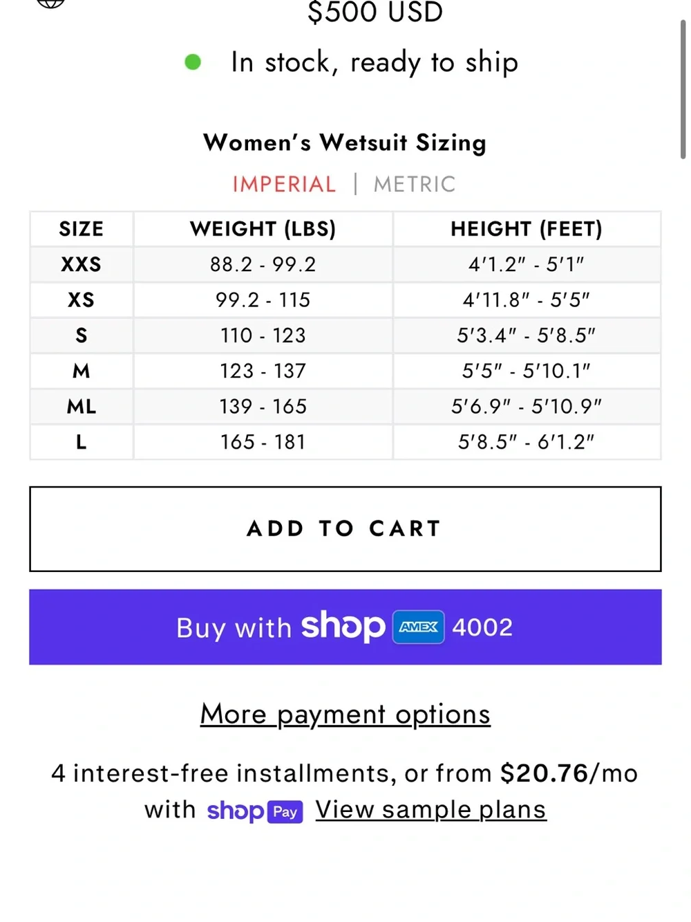 Waihana Women’s Two Piece Wetsuit - Long Sleeve